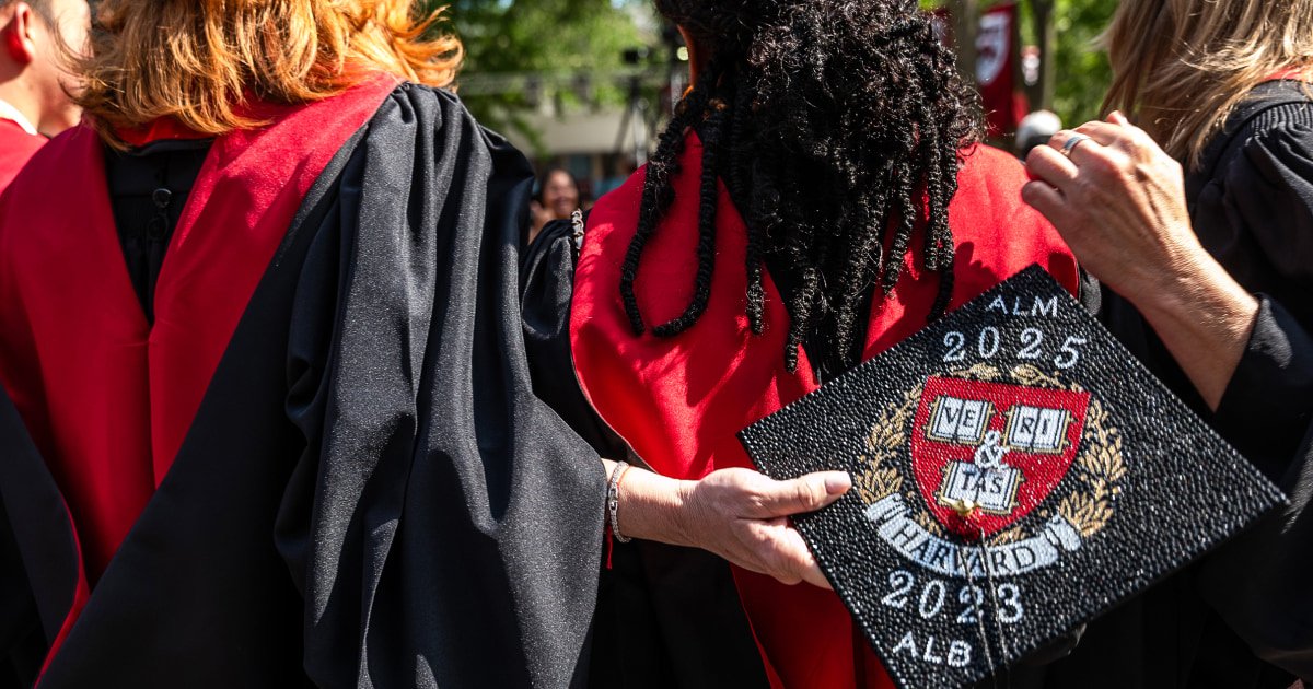 At Harvard, Donald Trump’s shadow looms over commencement