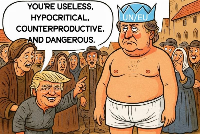 Trump had a revealing moment at the UN like the fable